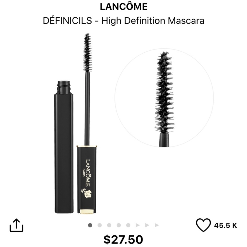Qty 2 Lancôme definicils mascara. BNIB Black 01